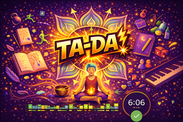 Ta-Da! I Built a Life Tracker That Won’t Guilt Trip Me.. Or You.